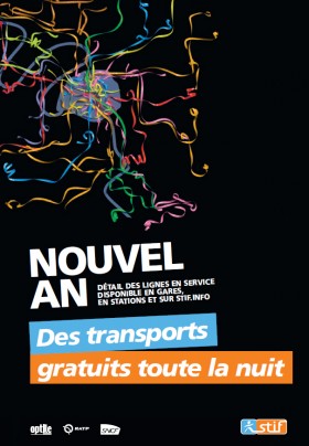 Transport gratuit réveillon Paris